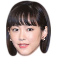 MIREI KIRITANI×FIREWORK LAYERED TEE Mirei Kiritani (Smile) Celebrity Mask - Celebrity Cutouts